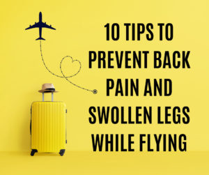 Don't go flying with back pain by following our guidelines!