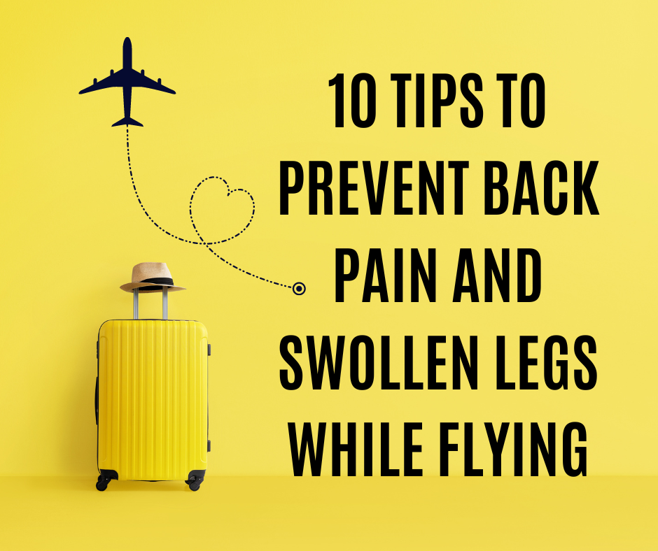Don't go flying with back pain by following our guidelines!