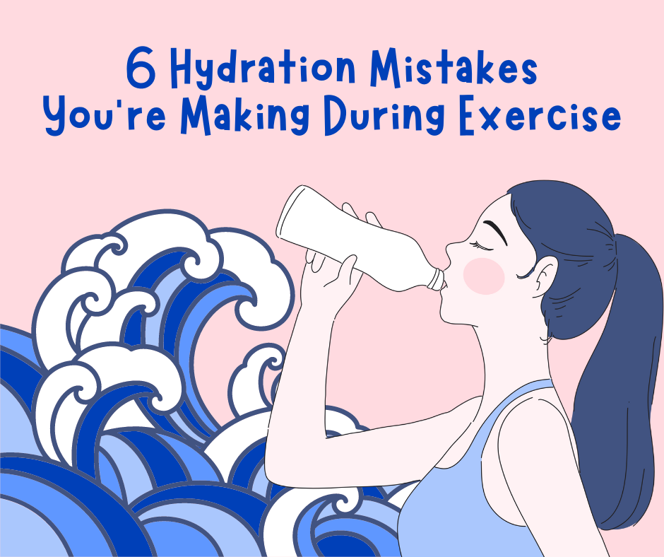 Don't make these hydration mistakes during exercise.