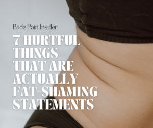 Fat-shaming statements are degrading to plus-sized people!