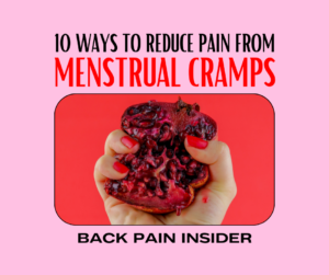 Learn how to deal with menstrual cramps here.