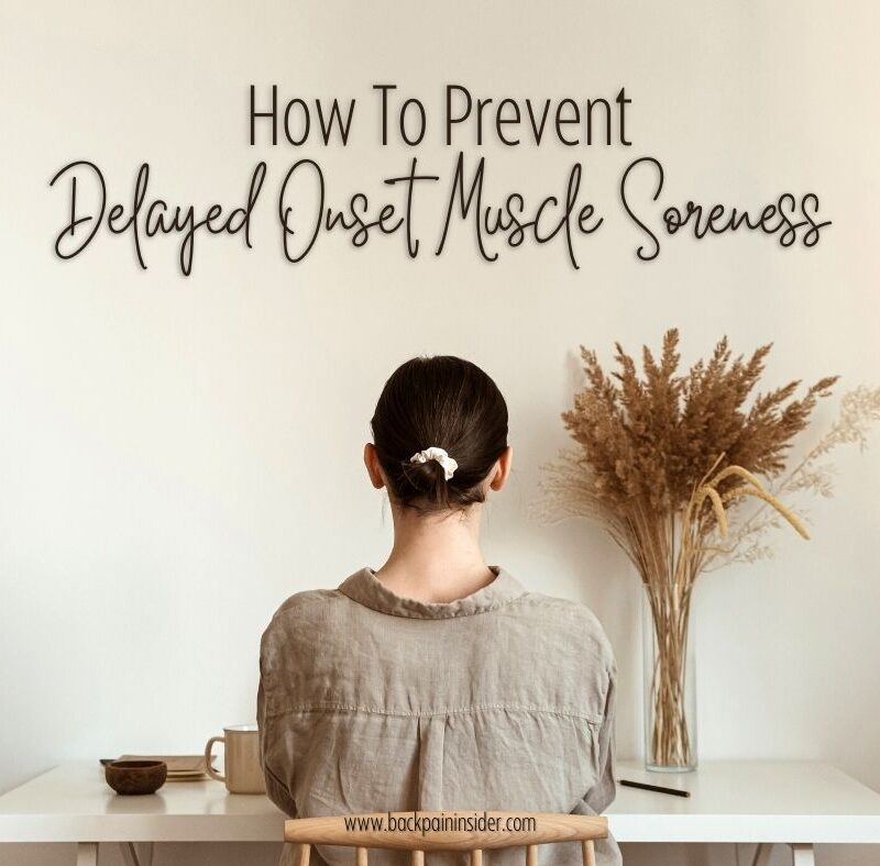 How to Prevent Delayed Onset Muscle Soreness